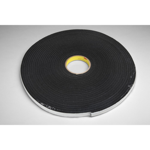3M Vinyl Foam Tape 4504 Black 1/4″ × 18 yd 250 mil